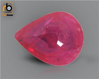 NATURAL RUBY (MANAK) (HEATED & TREATED) (MH) 1.38 CRT ( 29362 )